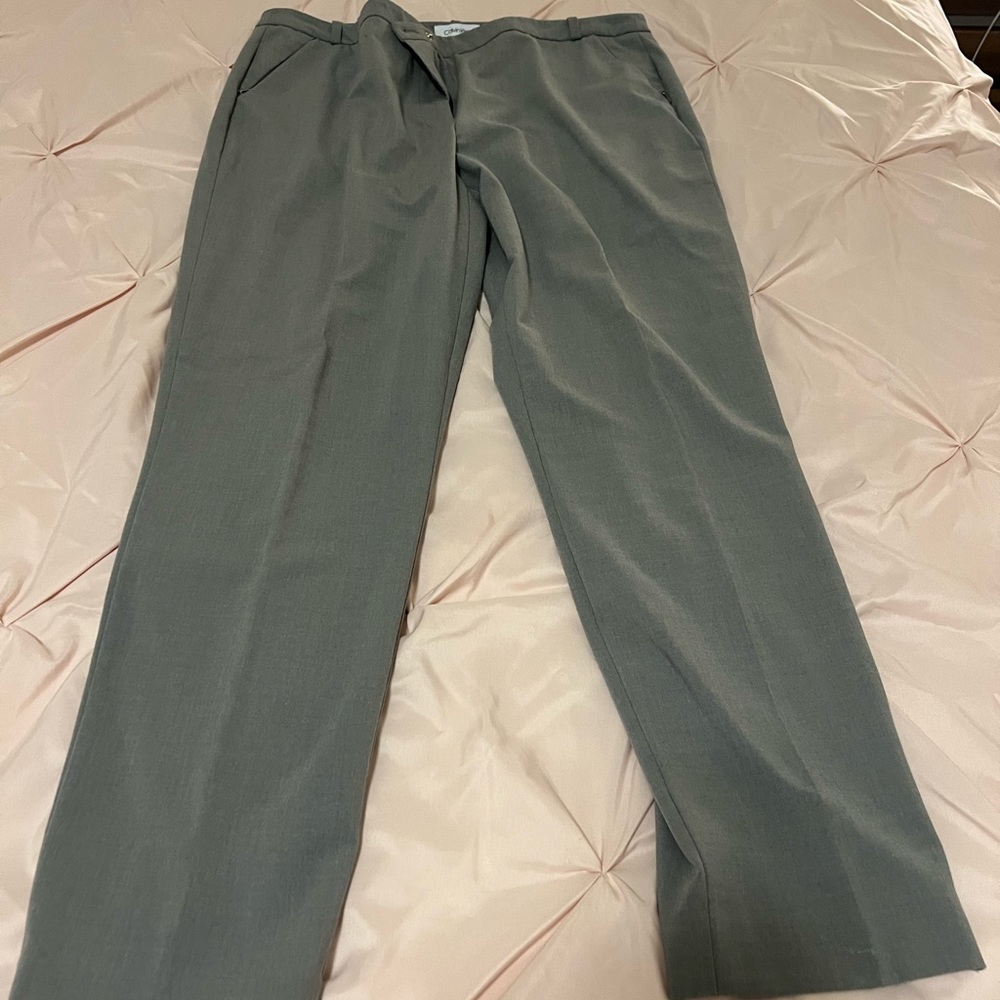 Light gray Calvin Klein dress pants